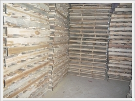 Pallet gỗ xuất khẩu cho hàng khoáng sản